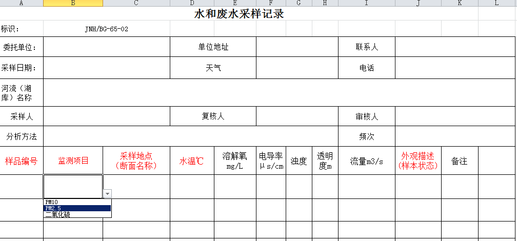 Excel模式的VSTO分析表单